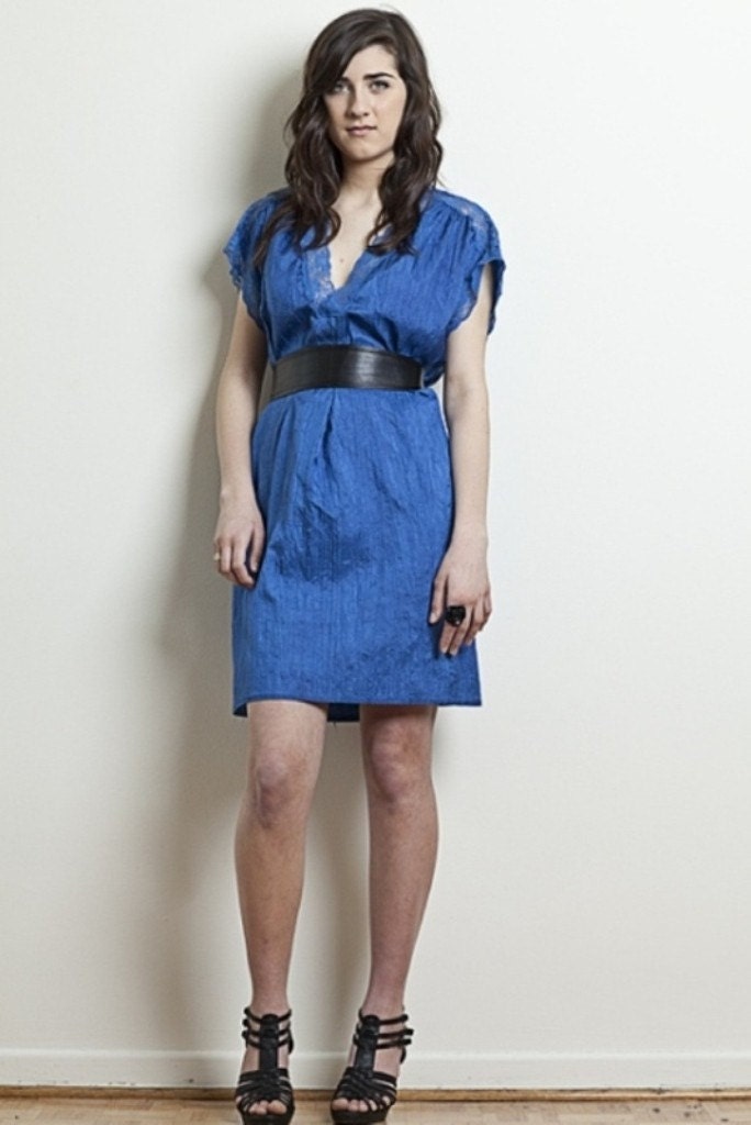 Vintage Electric Blue Dress