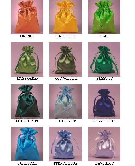 Lavender Buds Wedding Toss in Satin Bag