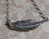 Falling Feather Necklace