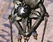 Dark Star - Handmade Metal Work Necklace