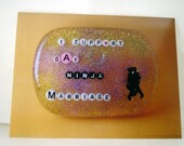 I Support Gay Ninja Marriage- Shower Art Postcard