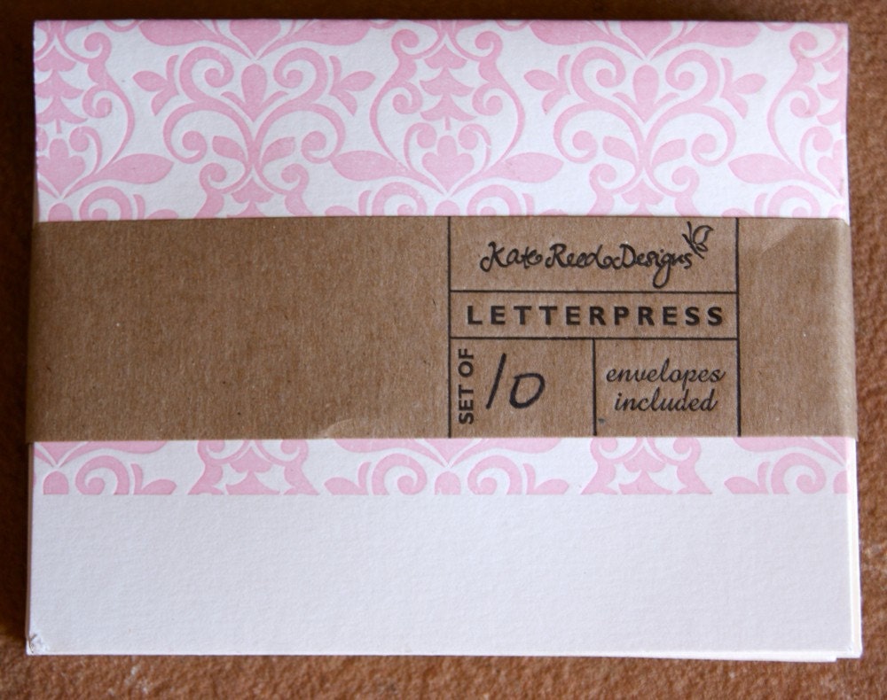 Light Pink Cleo Letterpress