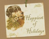 CLEARANCE SALE - Primitive Country Holiday Gift Tags, 50% Percent Off