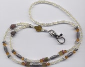 Autumn Butterfly ID Badge Lanyard
