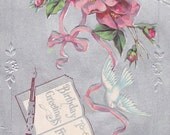 Vintage Birthday Post Card Early 1900s bd034