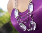 Translucent Multi Chain Necklace