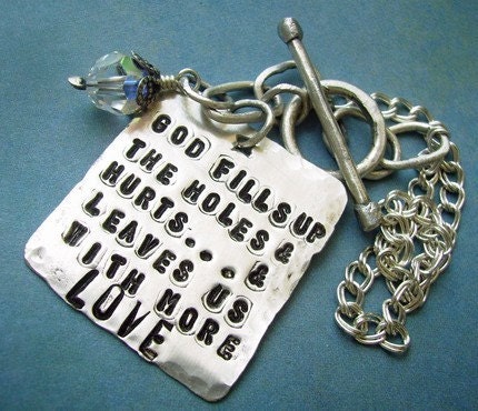Scriptz Charm Bracelet - hand stamped custom personalized sterling silver - you choose words