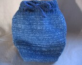 Handknit Wool Soakers-Denim Blue-Diaper Covers-Small