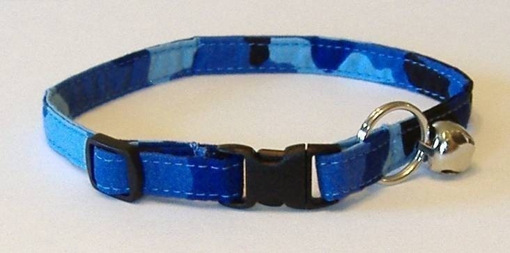 Cat Collar - Ocean Camo