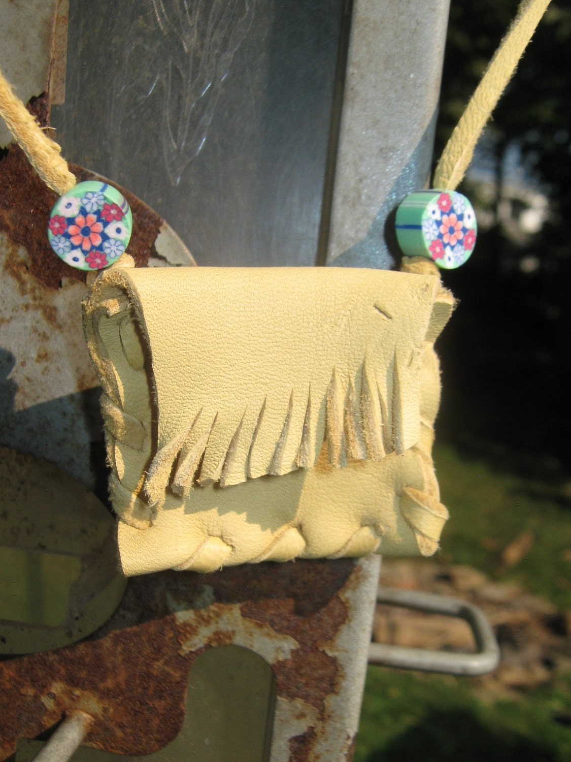 Flower Fringe Genuine Medicine Bag