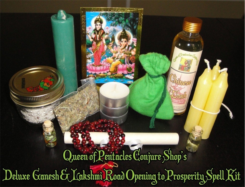 DELUXE Ganesha and Lakshmi Road Opening to Prosperity Kit