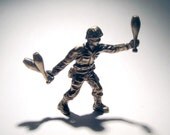 Bronze Soldier Army Man Juggling