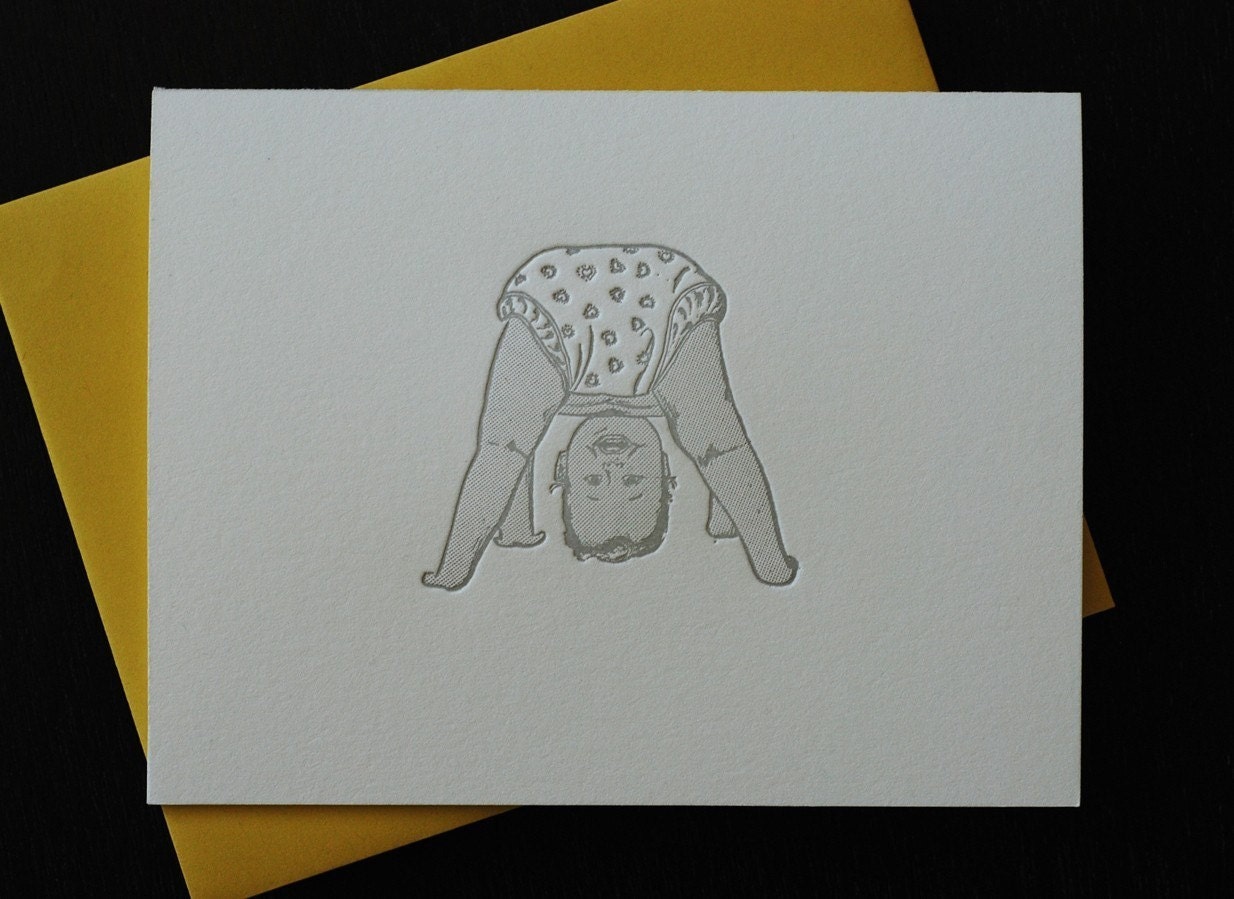 4 bar Vintage letterpressed baby image