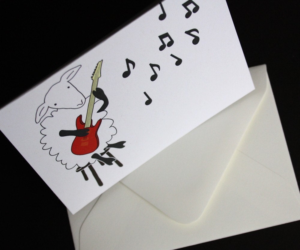 Ewe Rock folded card (set of 8)