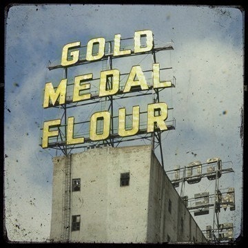 Gold Medal Flour Sign 5x5 Fine Art Photo