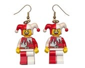 Jester Lego earrings