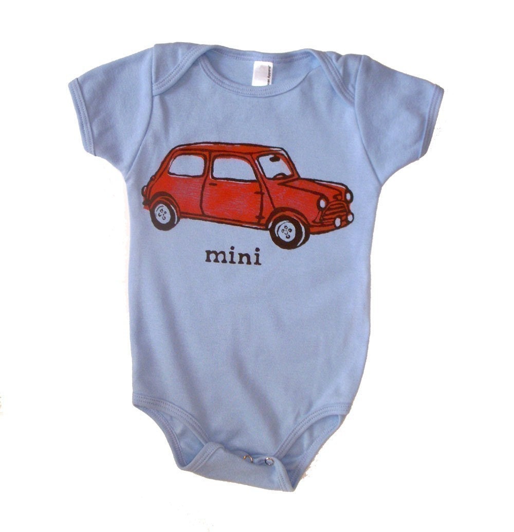 Mini Cooper British Flashcard for Baby