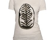 FOSSIL FERN - Organic Cotton Scoop Neck Tshirt