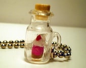 Teeny Tiny Cupcake in a Jar Necklace