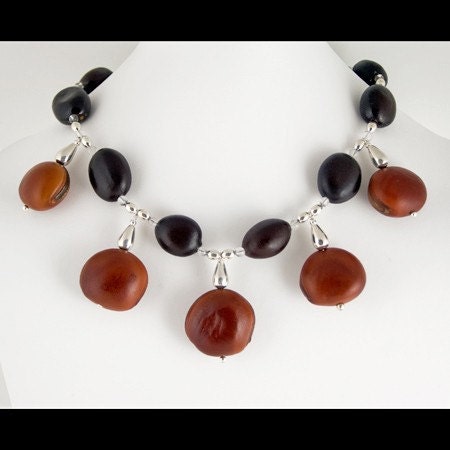 Natural Seed Neklace  - Amulet - Eco Friendly - Ethnic/Contemporary Design
