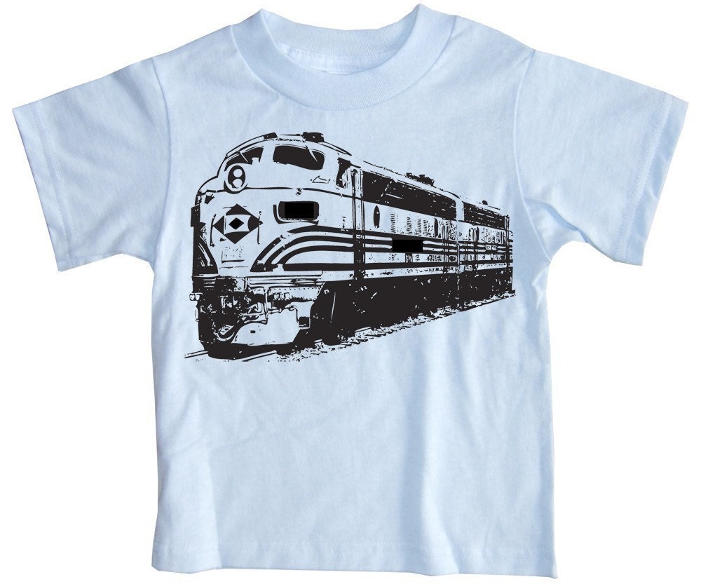 Boys Vintage Train Tshirt (toddlers and kids sizes)