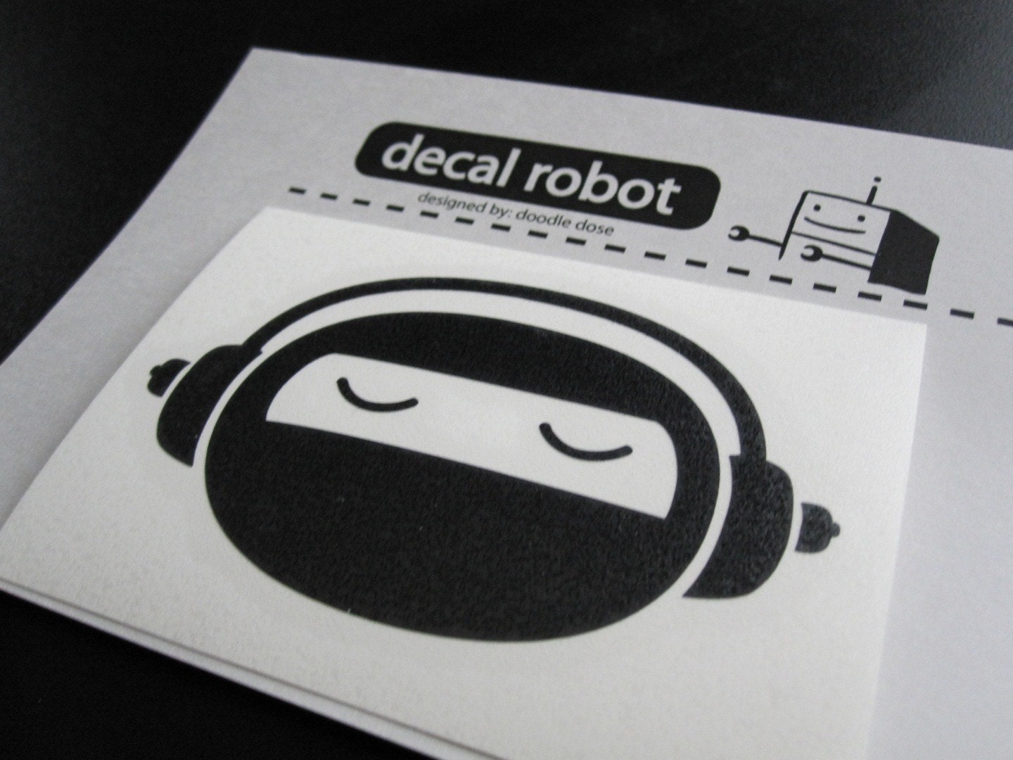 headphone NINJA decal