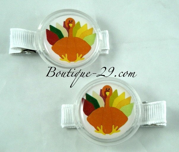 Boutique Turkey Thanksgiving Clippies