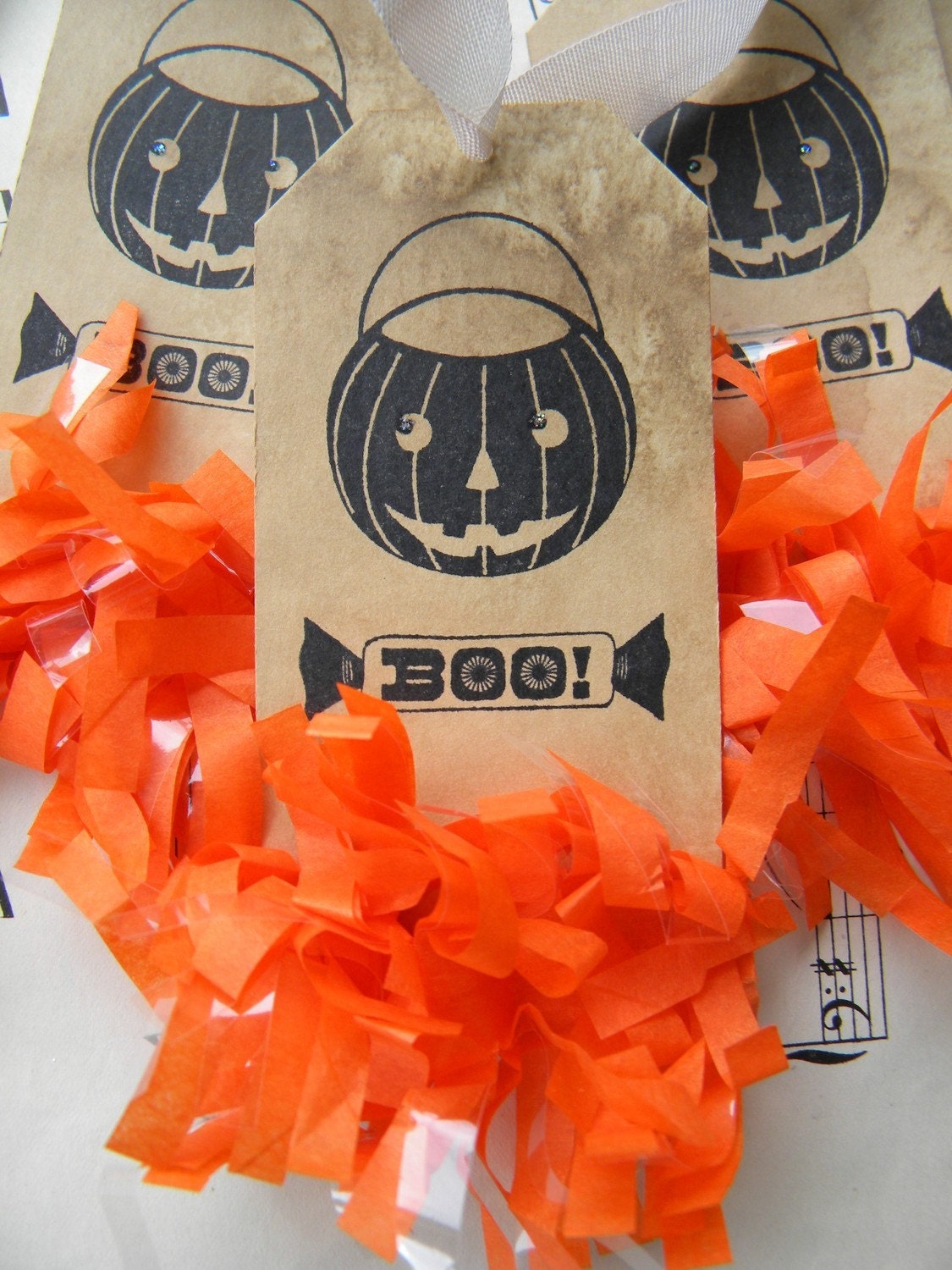 Pumpkin Tags...set of 6