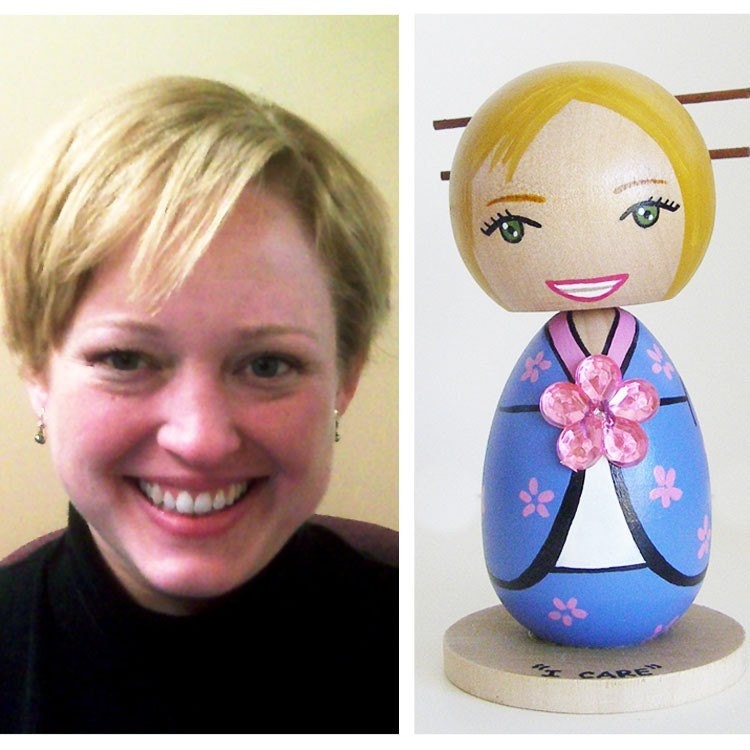 Custom Large MyKokeshi Female Mini-Me