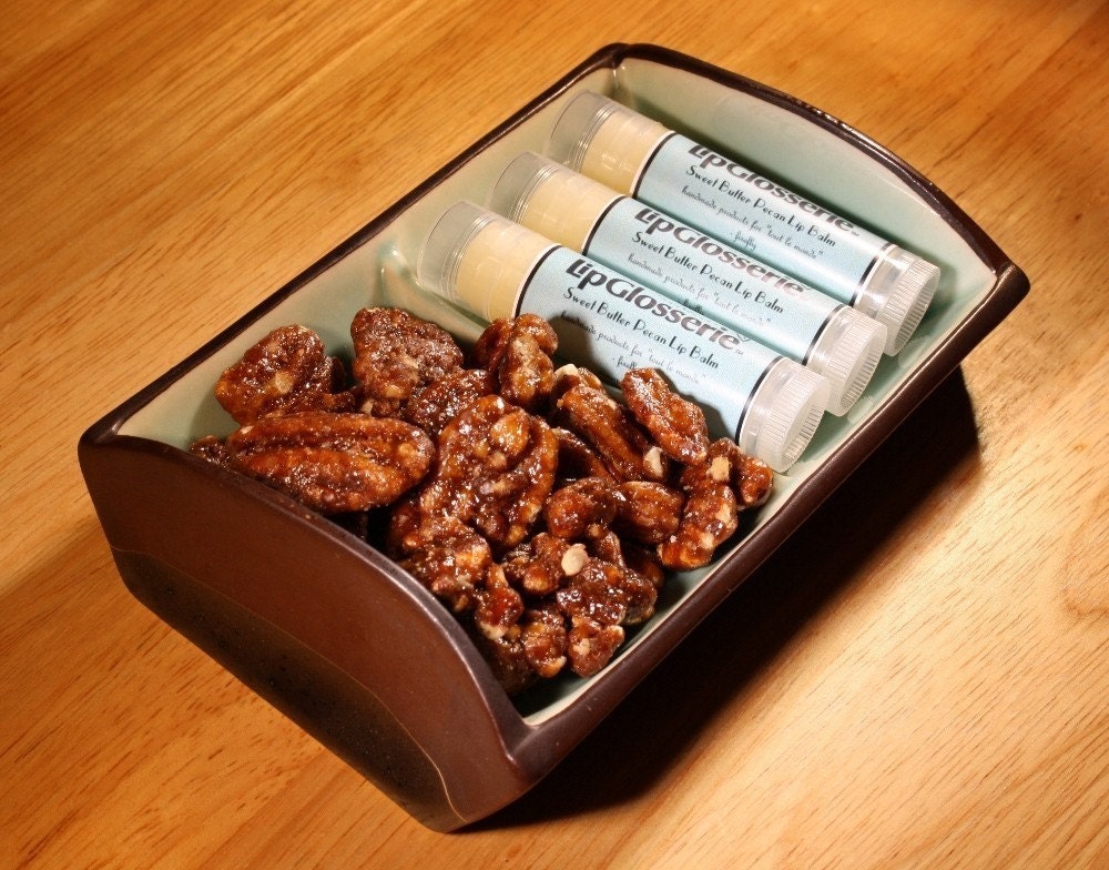Vegan Lip Balm - Butter Pecan - Handmade