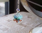 Swarovski Crystal Snowflake Necklace