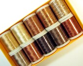 WonderFil 40 Weight Rayon Brown Thread Pack