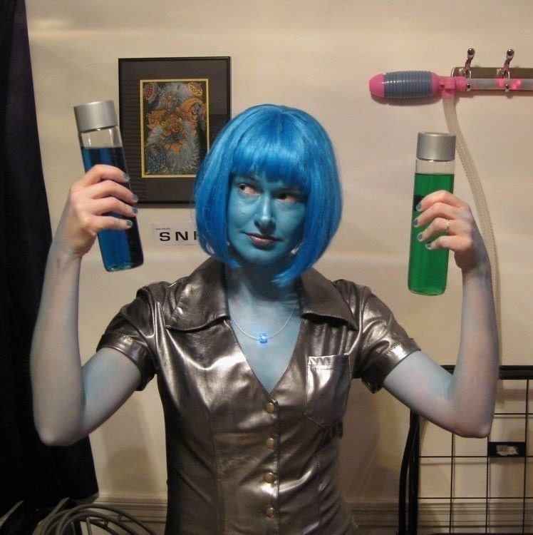 Stage and Halloween Makeup Blue Base Non Toxic Safe for Kids