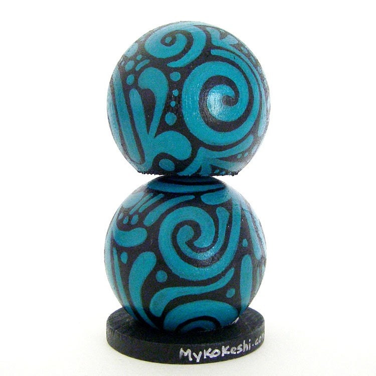 Turquoise on Black