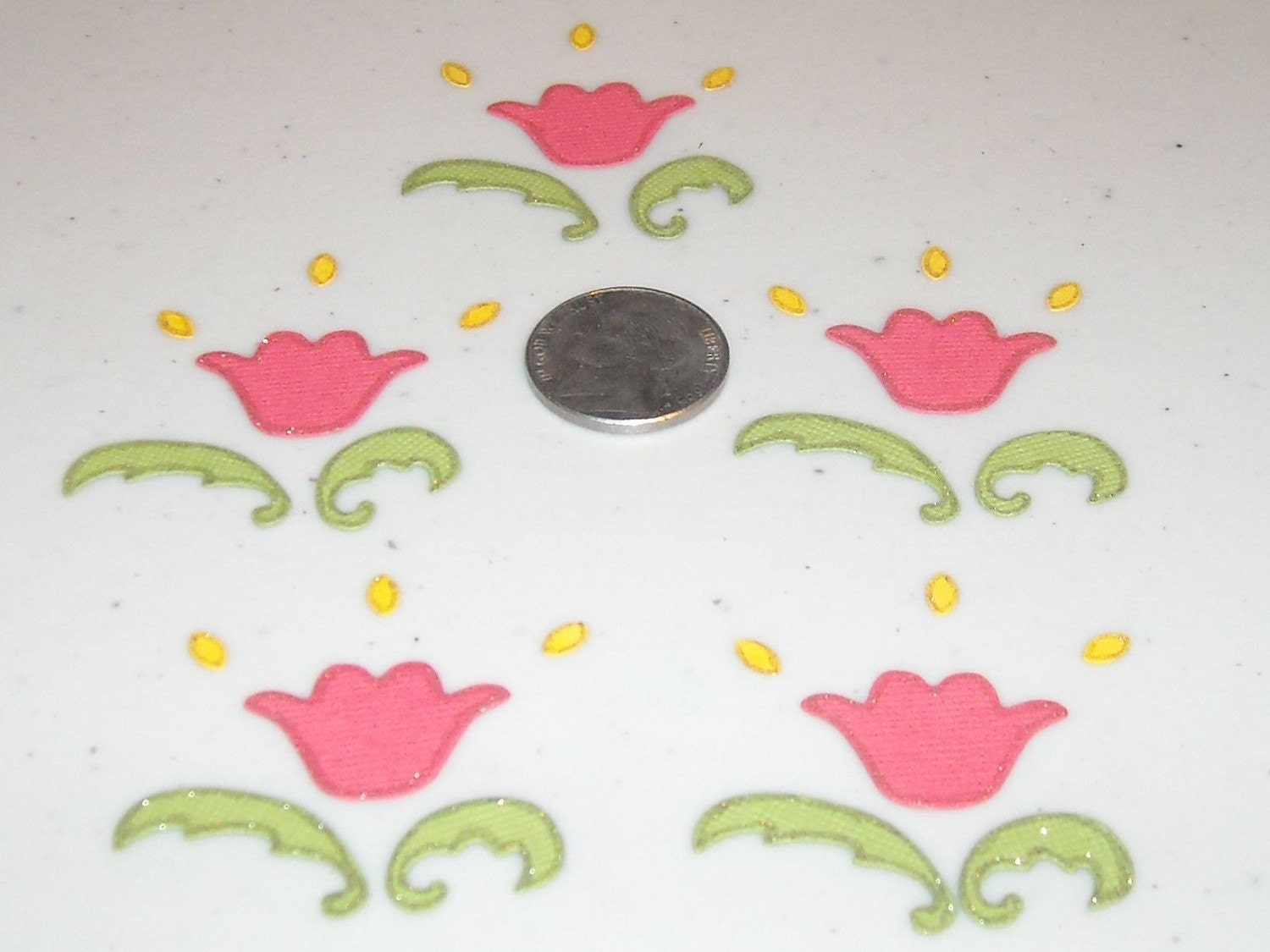 Flower with Leaves - 5 to a pack