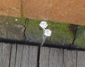 Tiny Crystal Stud Earrings.