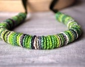 Verde Crochet Necklace Long or Short