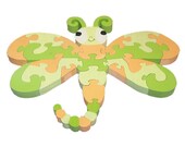 Dragonfly - Handcrafted Children's Wooden 3D Puzzle