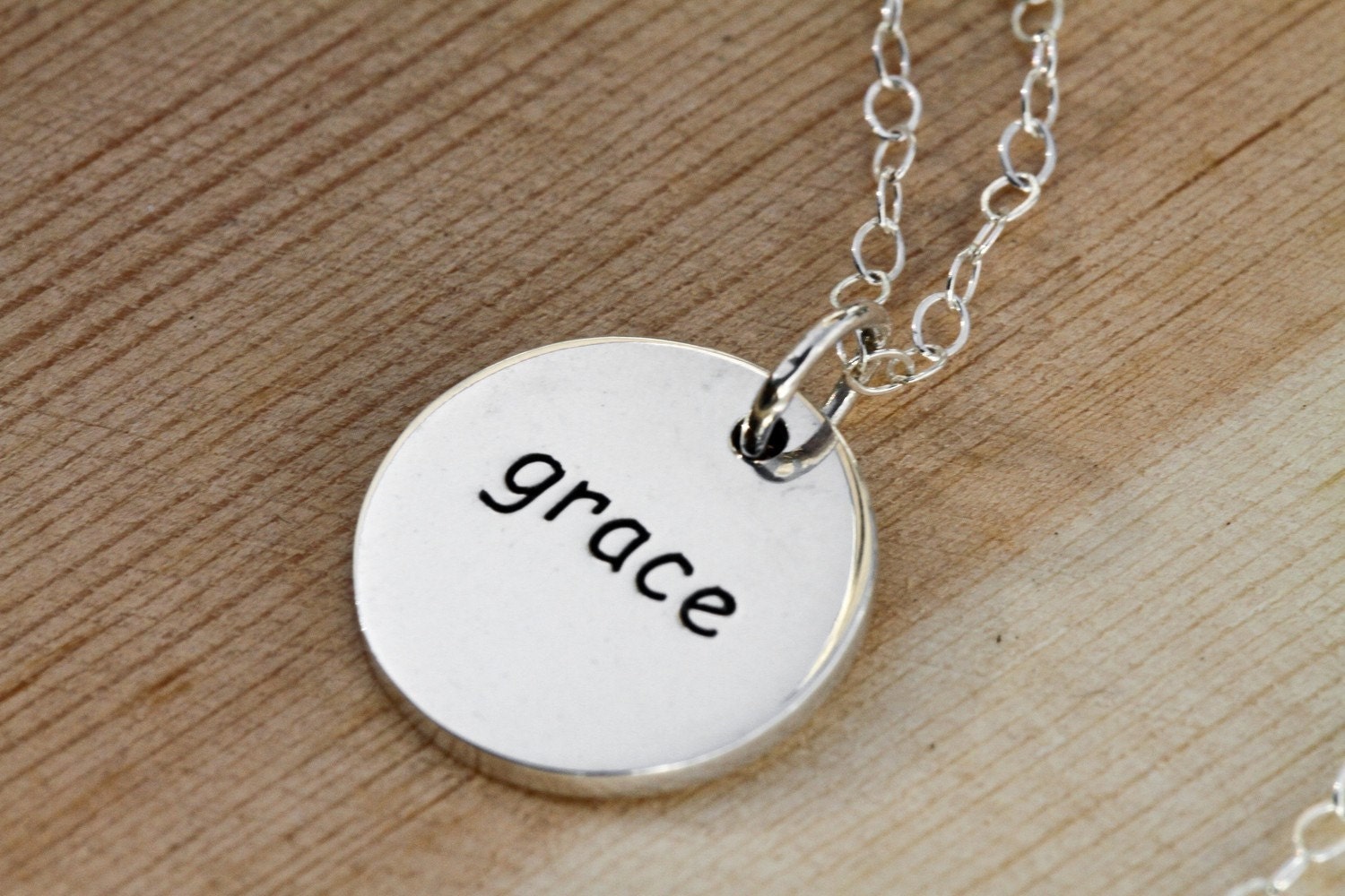 Silver Grace Charm Necklace