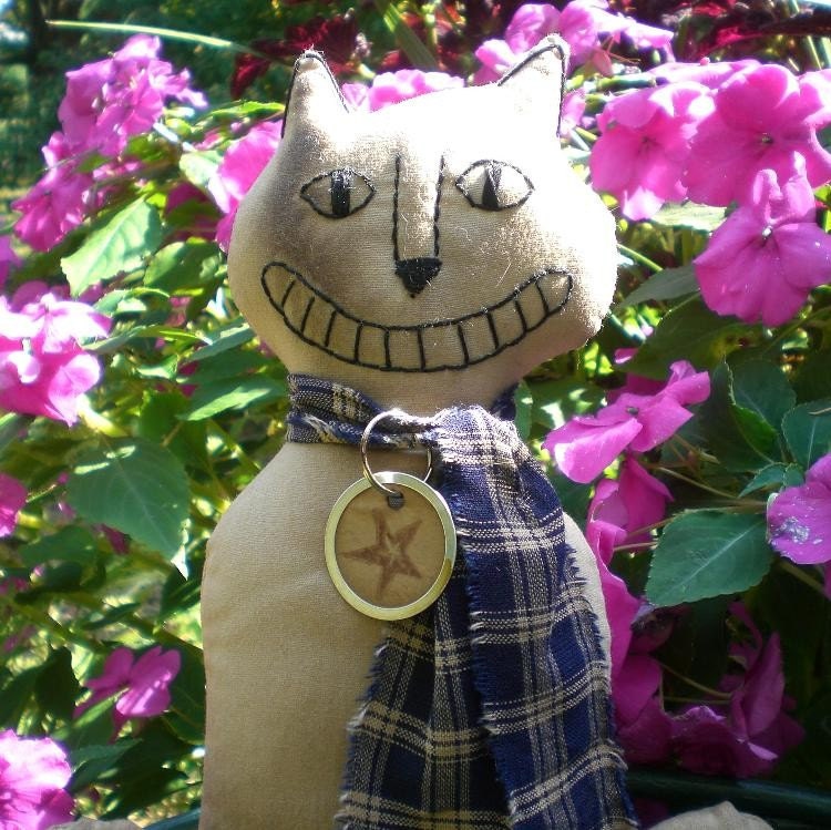 Happy Cat, The Primitive Folk Art Kitty Doll