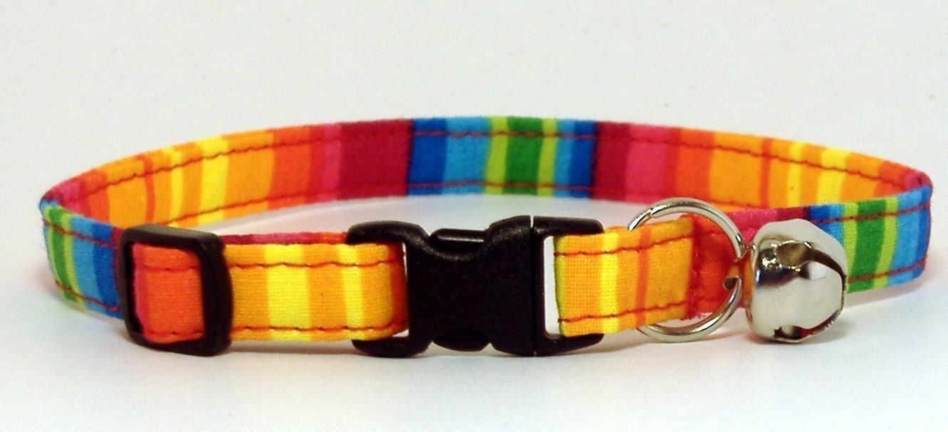 Cat Collar - Happy Stripes