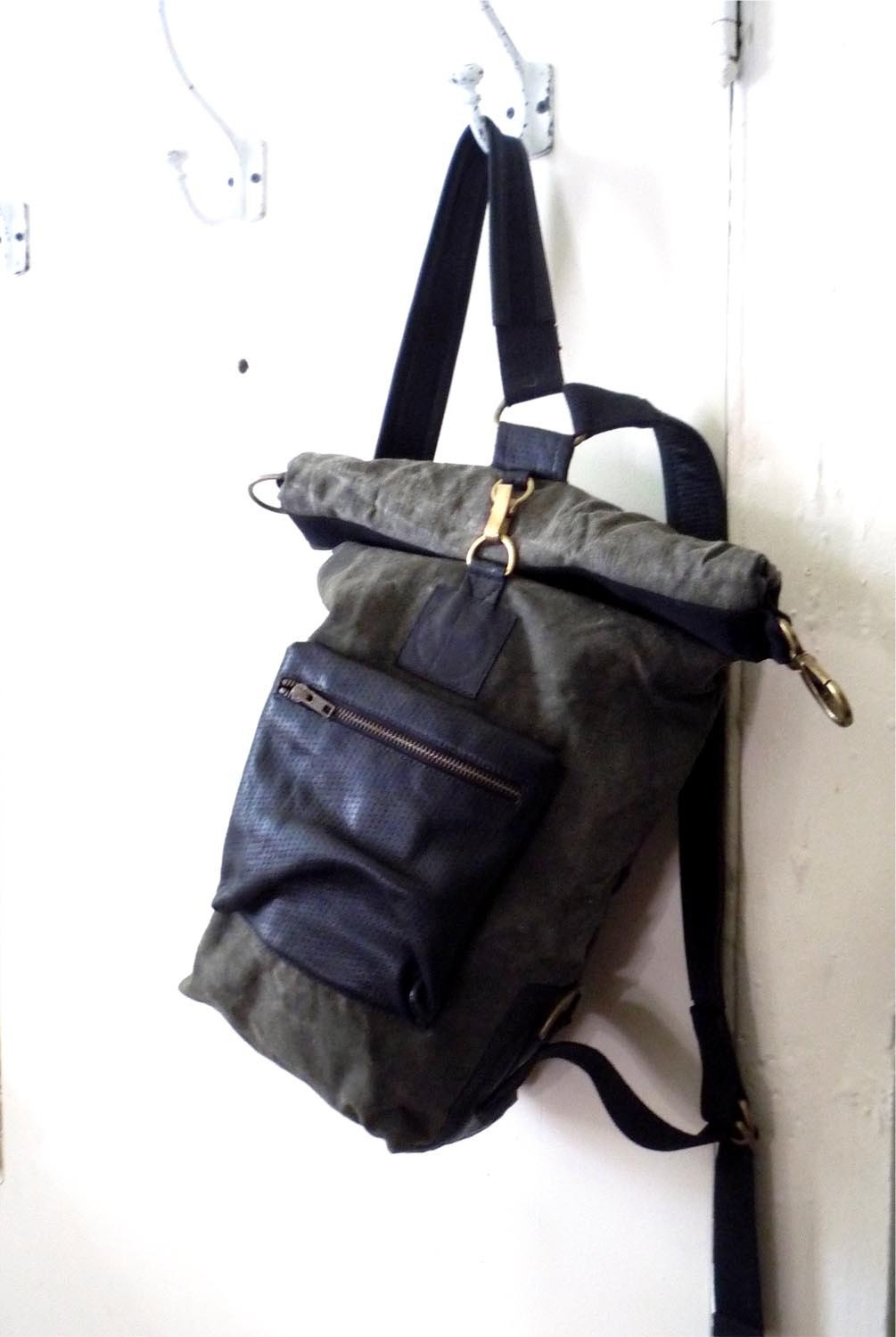 Canvas Roll Top Sack