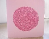 Pink on Pink Letterpress Card Set