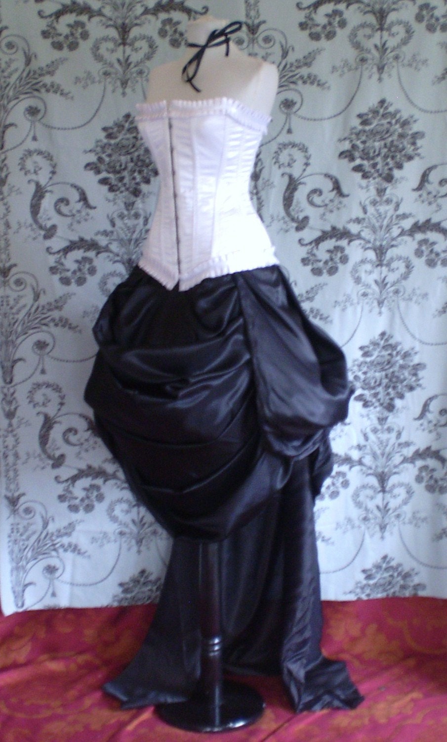 Antoinette Trained Bustle Skirt-New Design To Fit Natural 20-50 Inch Waist