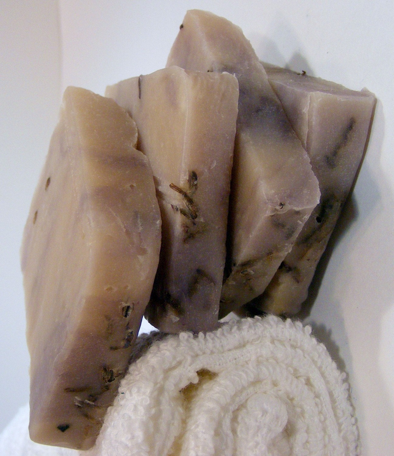 Soap Sample Bar - Lavender n Lemongrass Botanical Infused Bath Soap - 1oz Trial Size Bar