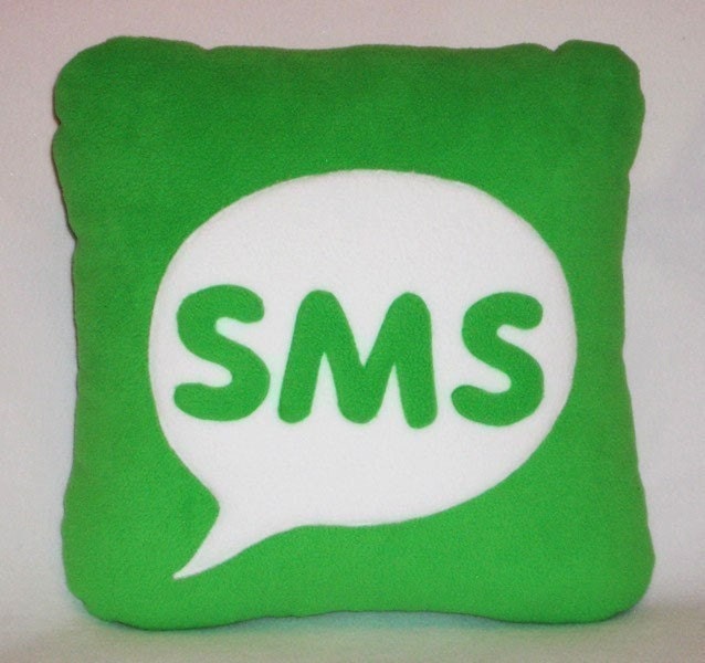 SMS Icon Pillow