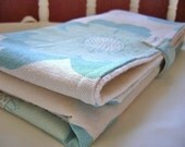 CLEARANCE - Organic Changing Pad - Blue Flower