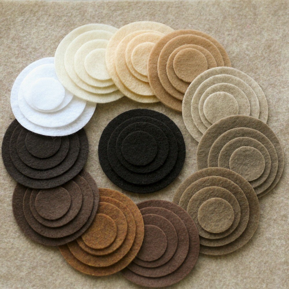 Grand Canyon - 48 Felt Circles