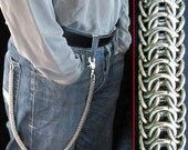 THICK Wallet Chain - Persian Dragonscale - Stainless Steel