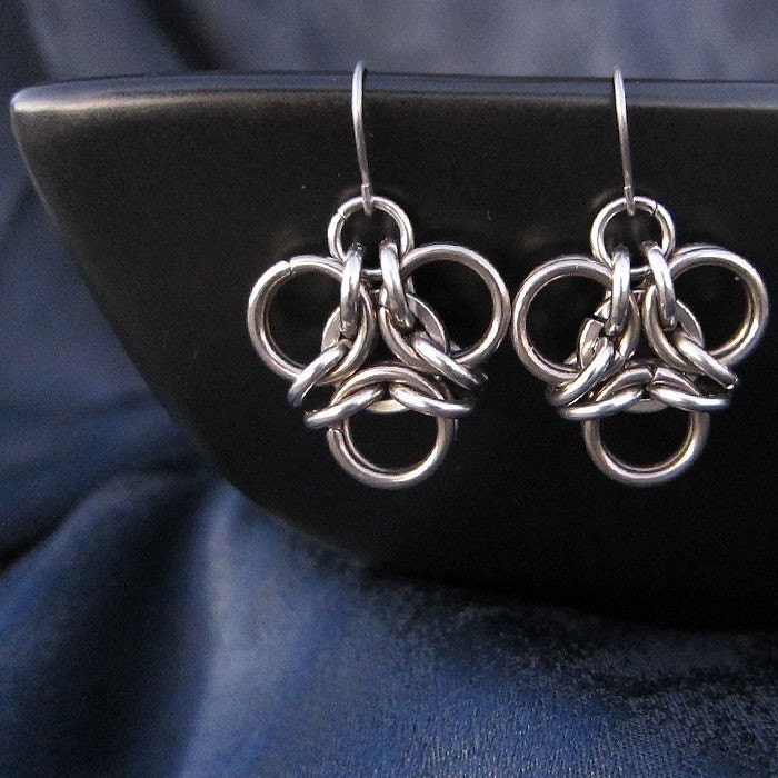 Earrings - Biohazard Triangle